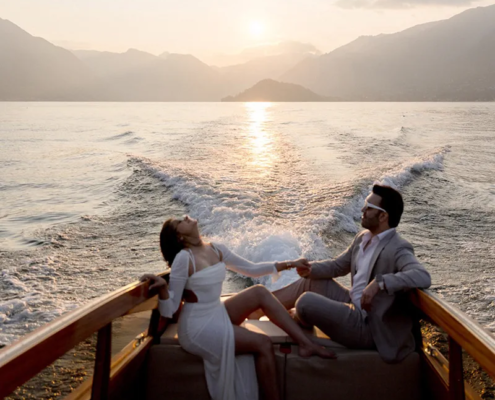 Sunset on the Lake - Featured1 -LakeComoOnBoat - Lake Como private boat tour